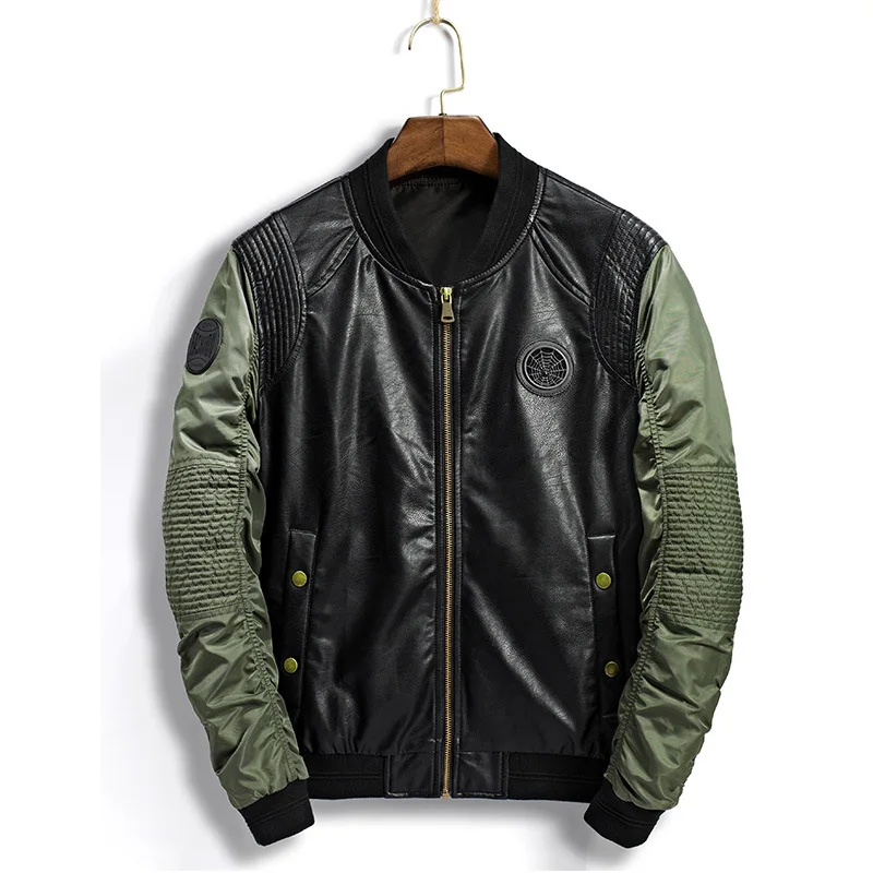 GustOmerD 2019 New Men's Jacket Zipper Contrast Color Long-sleeved Jacket Fashion Collar Jacket Men
GustOmerD 2019 New Men's Jacket Zipper Contrast Color Long-sleeved Jacket Fashion Collar Jacket Men