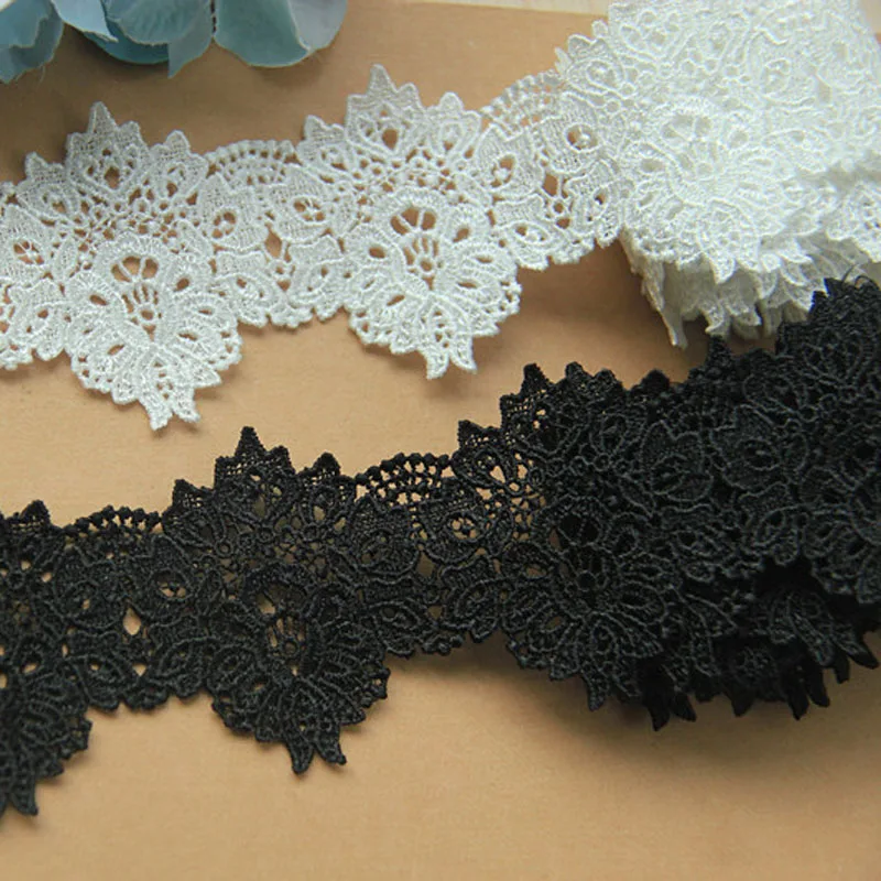 10Yards 5cm Lace Trim Embroidery Lace Ribbon Home Decoration Trimming Polyester Applique For Sewing Accessories
10Yards 5cm Lace Trim Embroidery Lace Ribbon Home Decoration Trimming Polyester Applique For Sewing Accessories