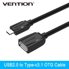 Vention High Speed Usb2.0 Type-c OTG Adapter Type-c To Female OTG Cable Data Sync Charger For Macbook Xiaomi 4c Oneplus 2.