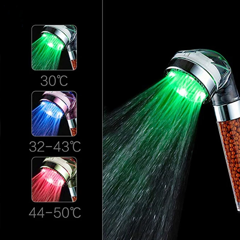 Automatic Magic Shower Colorful LED Lights Handing Rain Shower Head Single Round Head for Water Bath Bathroom
Automatic Magic Shower Colorful LED Lights Handing Rain Shower Head Single Round Head for Water Bath Bathroom