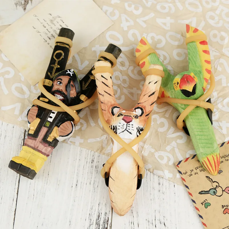 Creative Slingshot Animal Styling Handmade DIY Making Creative Wood Carving Animal Slingshot Hand Painted Slingshot
Creative Slingshot Animal Styling Handmade DIY Making Creative Wood Carving Animal Slingshot Hand Painted Slingshot
