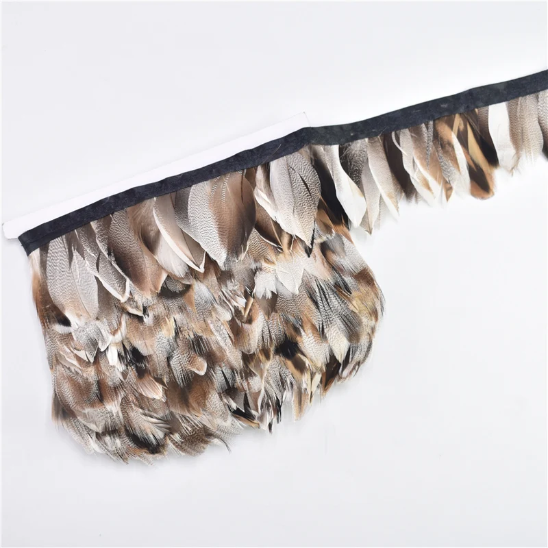 1Meters Natural Pheasant Feather Trim Fringe Ribbon Width/6-8CM Duck Goose Rooster Wedding Feathers for Crafts Plumas Decoration
1Meters Natural Pheasant Feather Trim Fringe Ribbon Width/6-8CM Duck Goose Rooster Wedding Feathers for Crafts Plumas Decoration