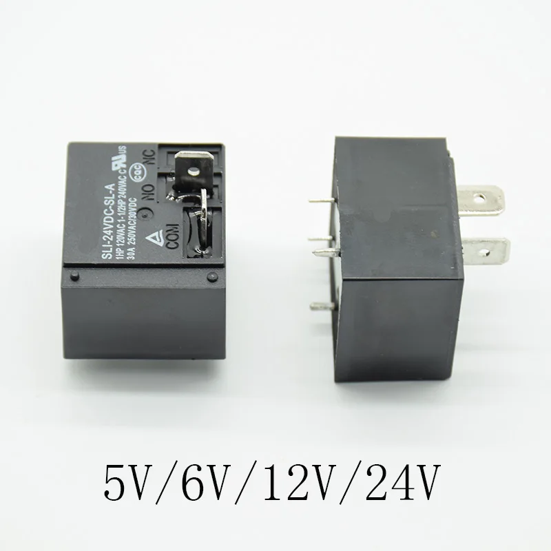 1pc Power Relays SLI-05VDC-SL-A SLI-06VDC-SL-A SLI-12VDC-SL-A SLI-24VDC-SL-A 5V 6V 12V 24V 30A HF2160 4PIN Relay T91
1pc Power Relays SLI-05VDC-SL-A SLI-06VDC-SL-A SLI-12VDC-SL-A SLI-24VDC-SL-A 5V 6V 12V 24V 30A HF2160 4PIN Relay T91