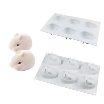 Bunny Silicone Cake Mold 6 Hole 3D Rabbit Shape Silicone Molds Baking Decorating Tools Chocolate Mousse Make Dessert Soap Mould
Bunny Silicone Cake Mold 6 Hole 3D Rabbit Shape Silicone Molds Baking Decorating Tools Chocolate Mousse Make Dessert Soap Mould