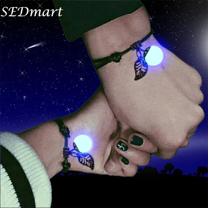 SEDmart Couple Glow Bracelets for Women Men Adjustable Retro Illumination Boys Girls Student Hand Strap Gifts Dating Party Hot
SEDmart Couple Glow Bracelets for Women Men Adjustable Retro Illumination Boys Girls Student Hand Strap Gifts Dating Party Hot
