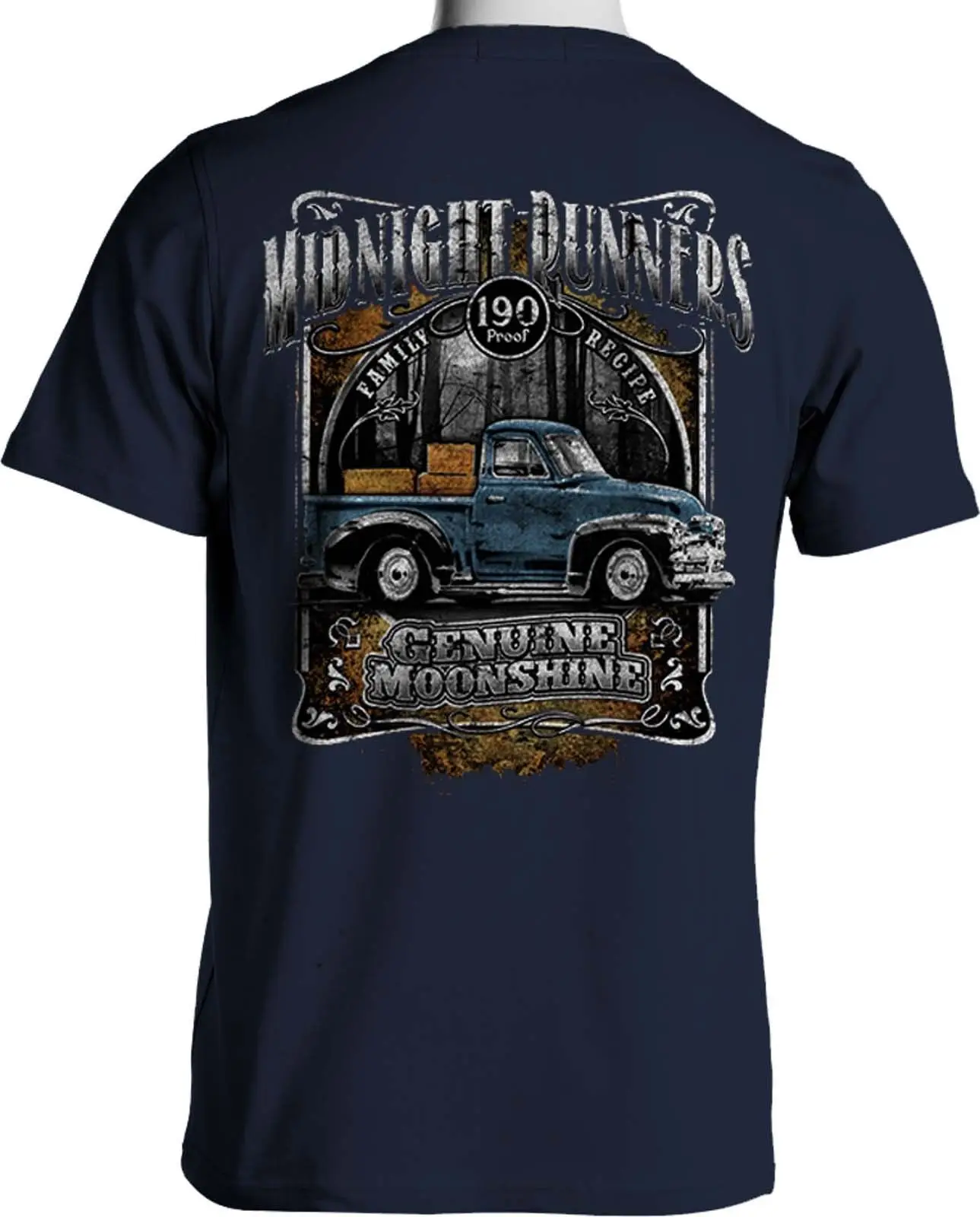 

2019 Summer Cool Tee Shirt Vintage Truck T Shirt Moonshine Whiskey Drinking Mens 7X and 8X Big and Tall Funny T-shirt