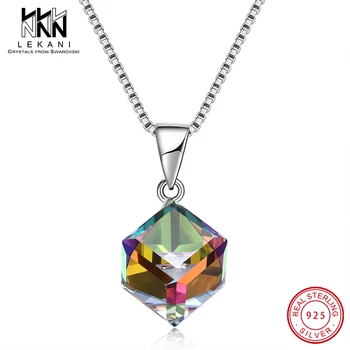 Colorful Tiny Cubic Crystal From Swarovski Pendants Necklaces Jewelry 925 Silver Chain Cute Pendant For Women Valentine's Gift
Colorful Tiny Cubic Crystal From Swarovski Pendants Necklaces Jewelry 925 Silver Chain Cute Pendant For Women Valentine's Gift