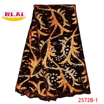 Niai Newest Velvet Lace Fabric, Burnt Orange African Lace Fabric Party, Nigerian Sequin Lace Fabric MR2572B
Niai Newest Velvet Lace Fabric, Burnt Orange African Lace Fabric Party, Nigerian Sequin Lace Fabric MR2572B