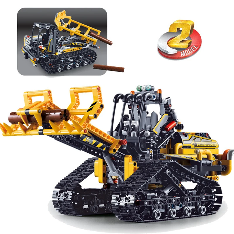 NEW 863PCS 2 in 1 City Tracked Forest Dumper Loader Compatible All Brand Technic Educational Toys for Children Boy Gift
NEW 863PCS 2 in 1 City Tracked Forest Dumper Loader Compatible All Brand Technic Educational Toys for Children Boy Gift