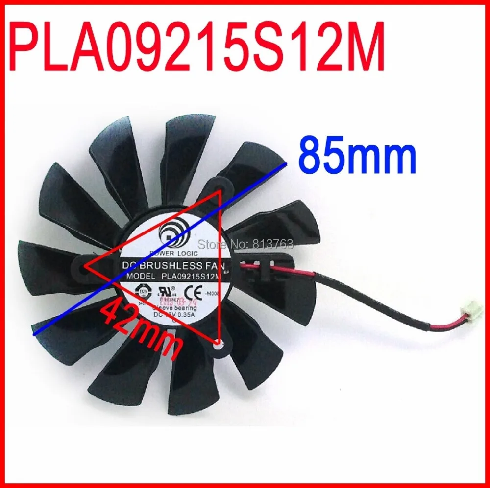 DC BRUSHLESS FAN PLA09215S12M 12V 0.35A 85mm 42x42x42mm MSI R7-240 Graphics Card Cooling Fan 2Wire 2Pin
DC BRUSHLESS FAN PLA09215S12M 12V 0.35A 85mm 42x42x42mm MSI R7-240 Graphics Card Cooling Fan 2Wire 2Pin