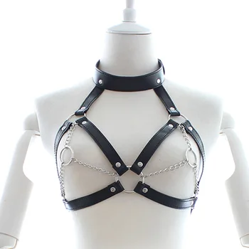 Synthetic Leather Exotic Accessorices Hollow Out Metal O-Ring Silver Link Chains Bondage Belt Party Club Festival Rave Sexy Crop
Synthetic Leather Exotic Accessorices Hollow Out Metal O-Ring Silver Link Chains Bondage Belt Party Club Festival Rave Sexy Crop