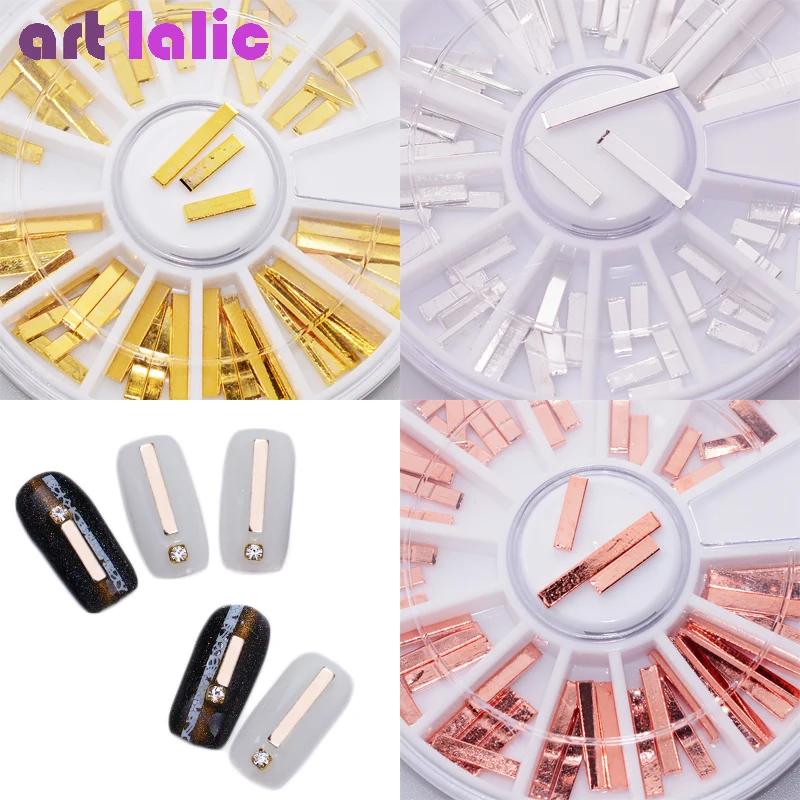 1 Wheel Rose Gold Silver Metal Rod Rivet Nail Rhinestones Alloy Studs Manicure 3D Nail Art Decoration for UV Gel Polish Tips
1 Wheel Rose Gold Silver Metal Rod Rivet Nail Rhinestones Alloy Studs Manicure 3D Nail Art Decoration for UV Gel Polish Tips