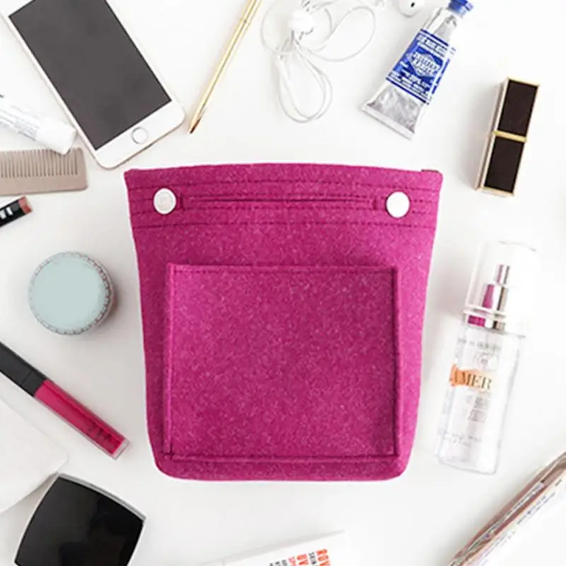Women Cosmetic Bag Felt Cloth Insert Makeup Bag Multi-pockets Travel Cosmetic Bag Portable Beauty Toiletry Bag Organizer #919
Women Cosmetic Bag Felt Cloth Insert Makeup Bag Multi-pockets Travel Cosmetic Bag Portable Beauty Toiletry Bag Organizer #919