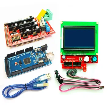 Excellent Mega 2560 R3 Mega2560 REV3 +RAMPS 1.4 Controller +RAMPS1.4 LCD 12864 LCD for 3D Printer arduino kit
Excellent Mega 2560 R3 Mega2560 REV3 +RAMPS 1.4 Controller +RAMPS1.4 LCD 12864 LCD for 3D Printer arduino kit
