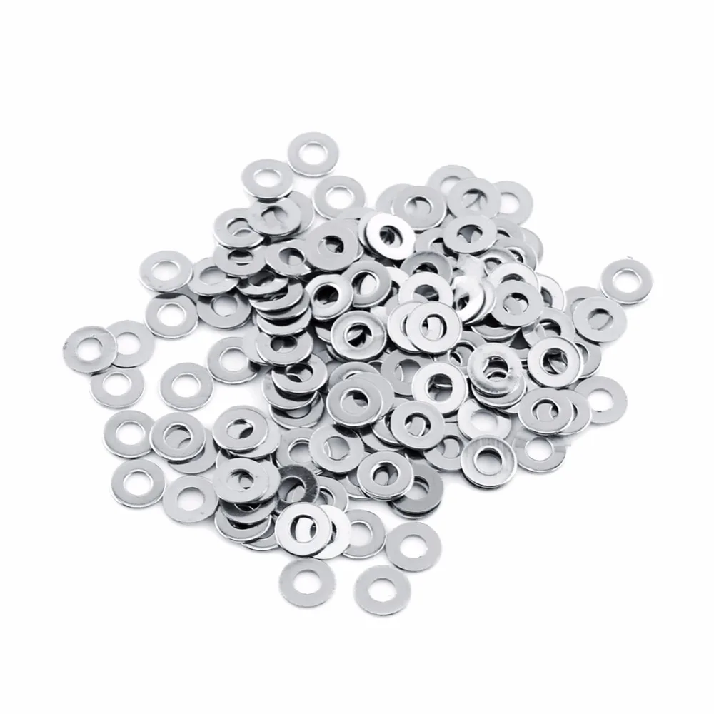 100Pcs/set Metric Flat Washers Screw 304 Stainless Steel Washer Hardware Repair Kit Tool M3/M4/M5 For Chooice
100Pcs/set Metric Flat Washers Screw 304 Stainless Steel Washer Hardware Repair Kit Tool M3/M4/M5 For Chooice