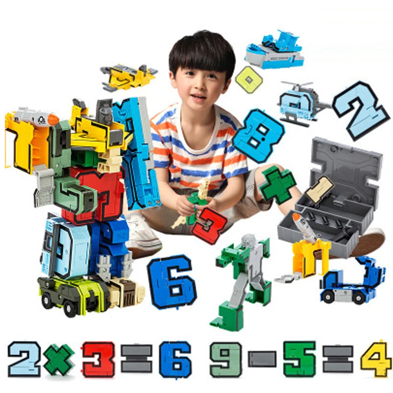 15PCS DIY Creative Blocks Assembling Educational Blocks Action Figure Transformation Number Robot Model Kids Toy For Children
15PCS DIY Creative Blocks Assembling Educational Blocks Action Figure Transformation Number Robot Model Kids Toy For Children