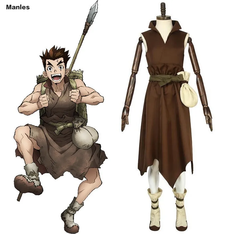 Anime Dr. Stone Costume Taiju Oki Cosplay Oki Taiju Adult Brown Dress Male Full Set Custom Halloween Christmas Carnival Party
Anime Dr. Stone Costume Taiju Oki Cosplay Oki Taiju Adult Brown Dress Male Full Set Custom Halloween Christmas Carnival Party