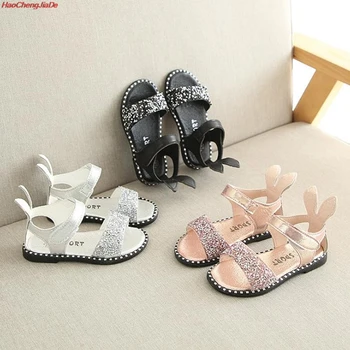 HaoChengJiaDe Hot Sale Baby Girl Sandals Fashion Bling Shiny Rhinestone Girls Shoes With Rabbit Ear Kids Flat Sandals Party
HaoChengJiaDe Hot Sale Baby Girl Sandals Fashion Bling Shiny Rhinestone Girls Shoes With Rabbit Ear Kids Flat Sandals Party