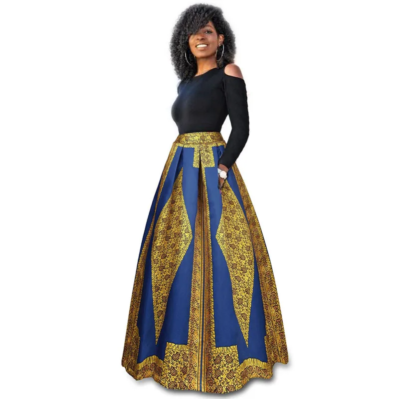 Women's Elegant Two Piece Set Black Cold Shoulder Sleeved Floral Print Party Evening African High Waist Long Maxi Dress 400663
Women's Elegant Two Piece Set Black Cold Shoulder Sleeved Floral Print Party Evening African High Waist Long Maxi Dress 400663