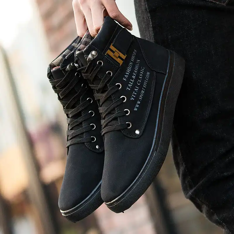 men's casual sneaker boots