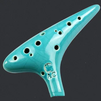 Ocarina Ceramic 12 Hole Kiln-fired Alto C Tone Legend of Zelda Ocarina Flute Music Instrument
Ocarina Ceramic 12 Hole Kiln-fired Alto C Tone Legend of Zelda Ocarina Flute Music Instrument