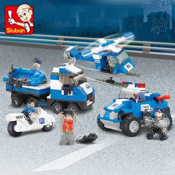 Sluban 0190 403Pcs Police Jeep Motorcycle Car Helicopter Building Blocks Toys education For Children gifts Compatible With Toys
Sluban 0190 403Pcs Police Jeep Motorcycle Car Helicopter Building Blocks Toys education For Children gifts Compatible With Toys