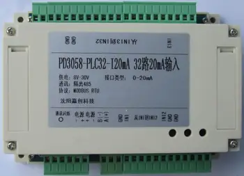 32 way 20mA current analog acquisition module MODBUS RTU protocol Photoelectric isolation turn 485
32 way 20mA current analog acquisition module MODBUS RTU protocol Photoelectric isolation turn 485