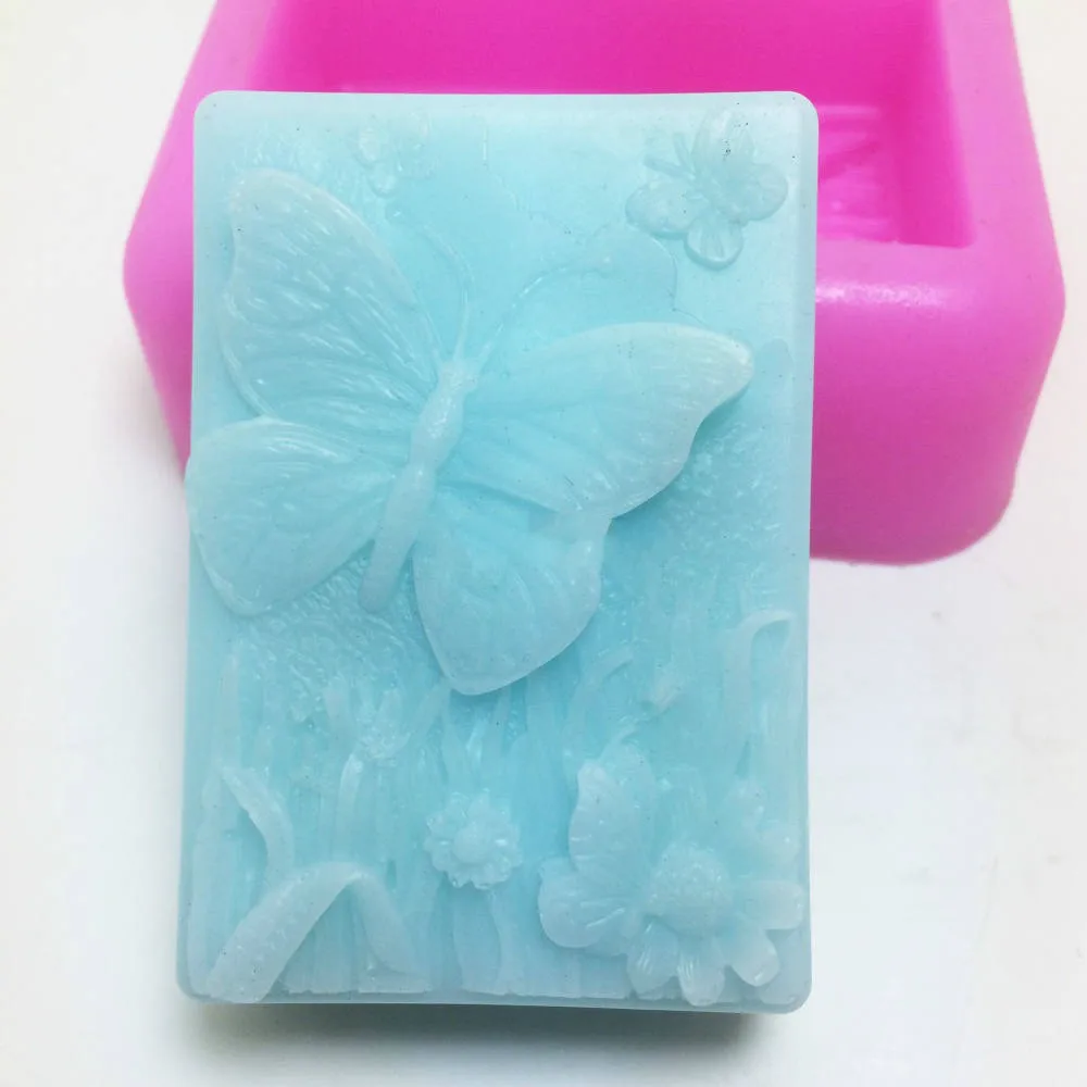 Rectangle Silicone Mold for Soap Making DIY Craft Bath Soap Molds Butterfly Pattern Cake Decoration Tool
Rectangle Silicone Mold for Soap Making DIY Craft Bath Soap Molds Butterfly Pattern Cake Decoration Tool