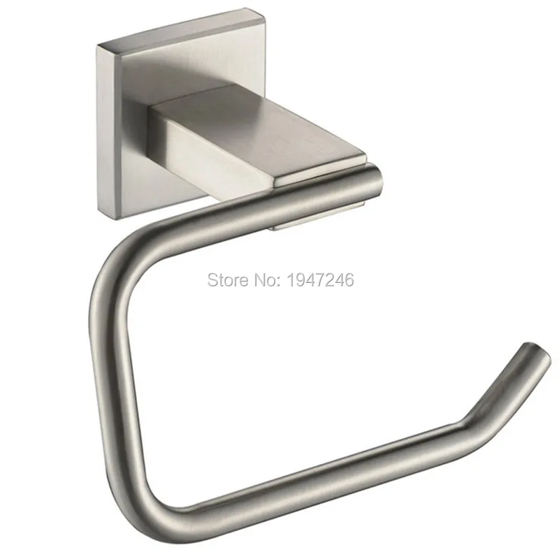 Toilet Paper Holder Storage Rustproof Bathroom Paper Dispenser Contemporary Square Style Wall Mount Brushed Stainless Steel
Toilet Paper Holder Storage Rustproof Bathroom Paper Dispenser Contemporary Square Style Wall Mount Brushed Stainless Steel
