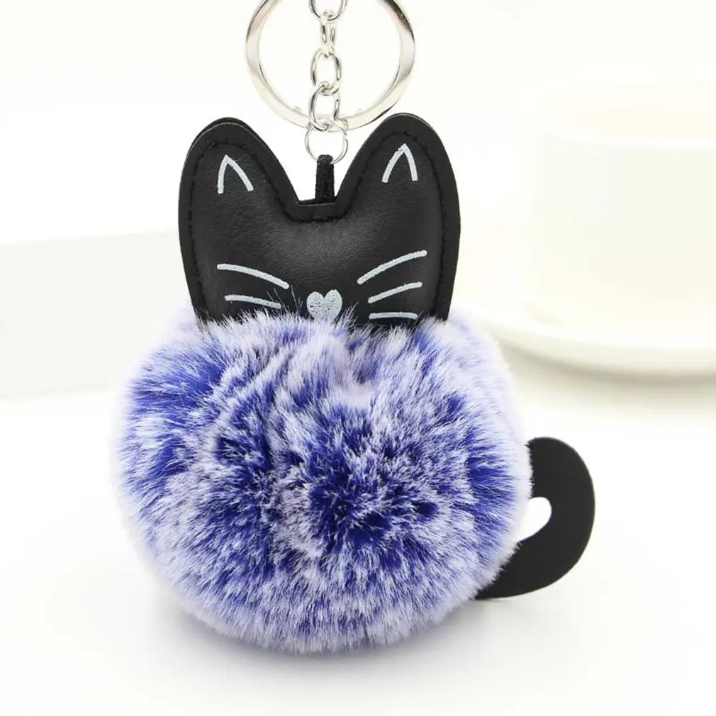 Hot Sale 1pc 8CM Cute Cat Keychain Pendant Women KeyRing Holder Fake Rabbit Fur Pompoms Key Chains For Gift Dropshipping
Hot Sale 1pc 8CM Cute Cat Keychain Pendant Women KeyRing Holder Fake Rabbit Fur Pompoms Key Chains For Gift Dropshipping