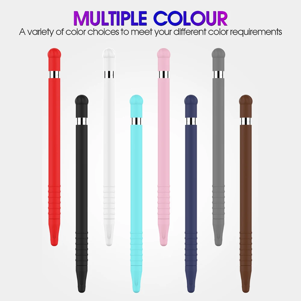 Soft Silicone Compatible For Apple Pencil Case Protector Suitable For iPad Tablet Touch Pen Stylus Protective Sleeve Cover
Soft Silicone Compatible For Apple Pencil Case Protector Suitable For iPad Tablet Touch Pen Stylus Protective Sleeve Cover