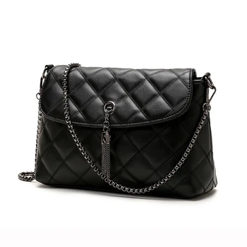 Ladies Chain Bag Classic Thread Tassel Black pu leather women chain bag crossbody Small handbags womens shoulder bags Bolsas 28
Ladies Chain Bag Classic Thread Tassel Black pu leather women chain bag crossbody Small handbags womens shoulder bags Bolsas 28