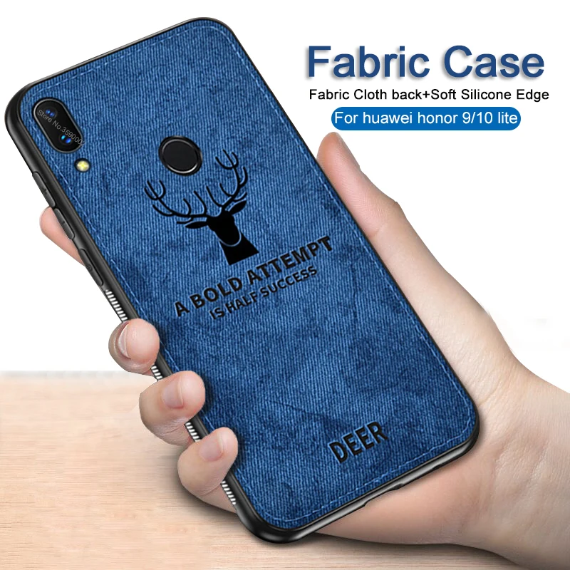 Phone Case For huawei honor 10 lite shell Bumper Fabric Cloth 3D deer Cover On honor 9 lite 10 light 9lite Silicone Edge coque
Phone Case For huawei honor 10 lite shell Bumper Fabric Cloth 3D deer Cover On honor 9 lite 10 light 9lite Silicone Edge coque