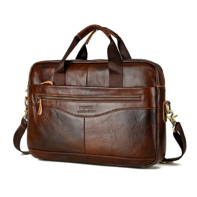 Men's Leather Leather Briefcase Men's Solid Color Zipper Notebook Tote Messenger Business Casual Bags #W
Men's Leather Leather Briefcase Men's Solid Color Zipper Notebook Tote Messenger Business Casual Bags #W