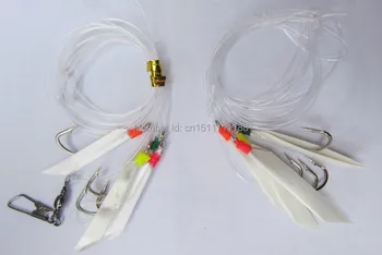 New Arrival Fishing rigs flasher Sabiki rigs Fishing tackle fishing hook with white fish skin lures
New Arrival Fishing rigs flasher Sabiki rigs Fishing tackle fishing hook with white fish skin lures