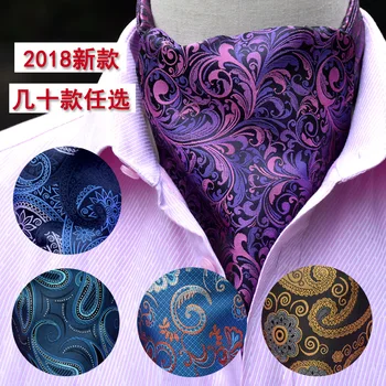 Formal Cravat Ascot Scrunch Self Ties Gentleman Polyester Silk Scarves Neck Tie Luxury Paisley Pattern
Formal Cravat Ascot Scrunch Self Ties Gentleman Polyester Silk Scarves Neck Tie Luxury Paisley Pattern