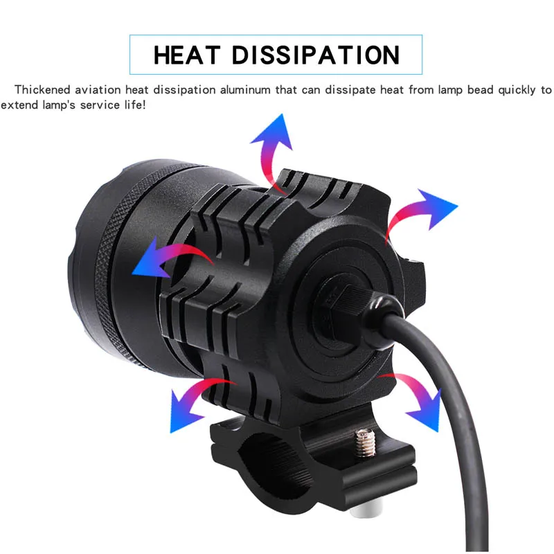 30W LED Motorcycle Headlight Waterproof Bulb Low Consumption Motorcycle Headlamp VS998
30W LED Motorcycle Headlight Waterproof Bulb Low Consumption Motorcycle Headlamp VS998