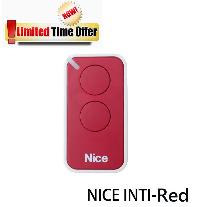 Limit time offer ! For NICE era inti2 Automatic Gate door Remote key fob 433.92Mhz Red
Limit time offer ! For NICE era inti2 Automatic Gate door Remote key fob 433.92Mhz Red