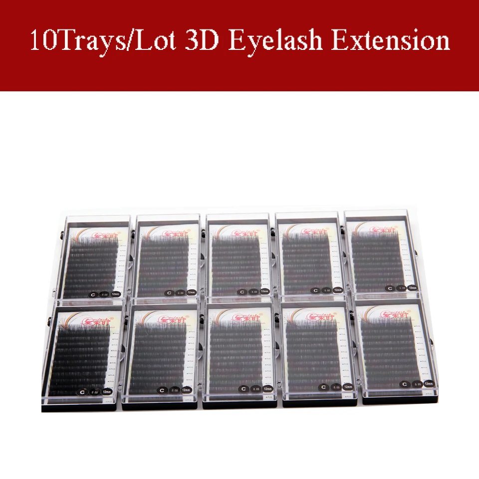 Hot Selling 100% Hand Made Eyelash Extension 10Trays/Lot All Size Natural Long Individual Lashes B C D Curl With Free shipping
Hot Selling 100% Hand Made Eyelash Extension 10Trays/Lot All Size Natural Long Individual Lashes B C D Curl With Free shipping