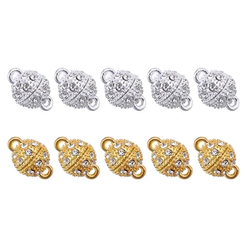 Valyria10PCS/SET Gold+Silver Alloy Rhinestone Ball Magnetic Round Open Jump Rings Charm Connector Jewelry Findings10.5mm
Valyria10PCS/SET Gold+Silver Alloy Rhinestone Ball Magnetic Round Open Jump Rings Charm Connector Jewelry Findings10.5mm