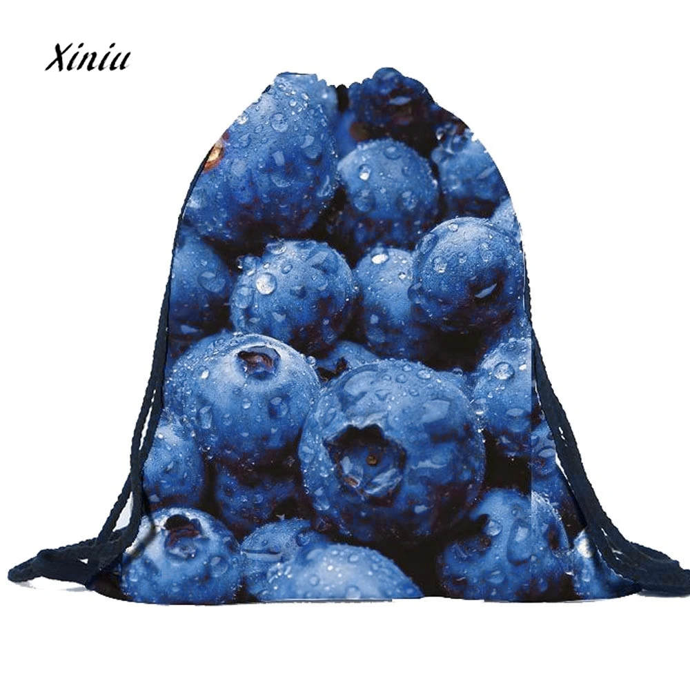 2018 New Design Backpacks Unisex Backpacks 3D Blueberry Printing Bags Drawstring Backpack Shipping Storage Bags
2018 New Design Backpacks Unisex Backpacks 3D Blueberry Printing Bags Drawstring Backpack Shipping Storage Bags