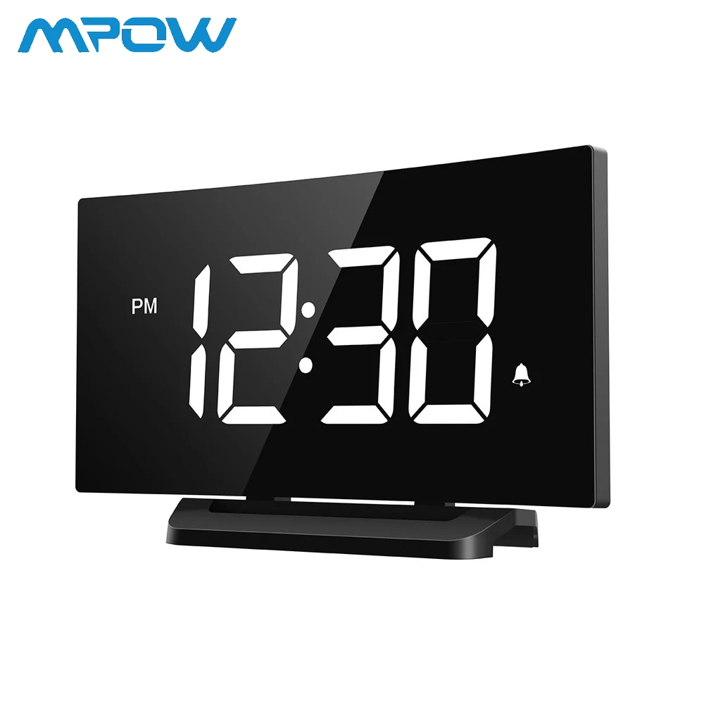 Mpow Large LED Digital Alarm Clock Snooze Function 3 Adjustable Alarm Sounds 3.75'' Display and Dimmer Reloj Despertador Wekker
Mpow Large LED Digital Alarm Clock Snooze Function 3 Adjustable Alarm Sounds 3.75'' Display and Dimmer Reloj Despertador Wekker
