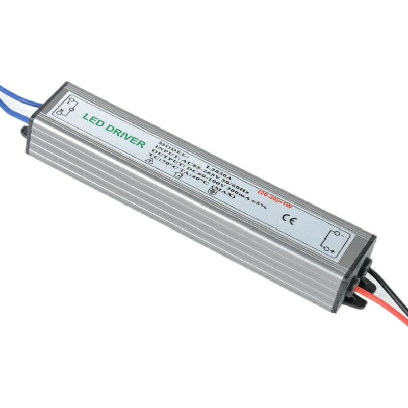 PHISCALE 20-30W LED Driver Power Supply Waterproof Constant Current AC100-260V 300mA For 20-30W LED Bulb
PHISCALE 20-30W LED Driver Power Supply Waterproof Constant Current AC100-260V 300mA For 20-30W LED Bulb