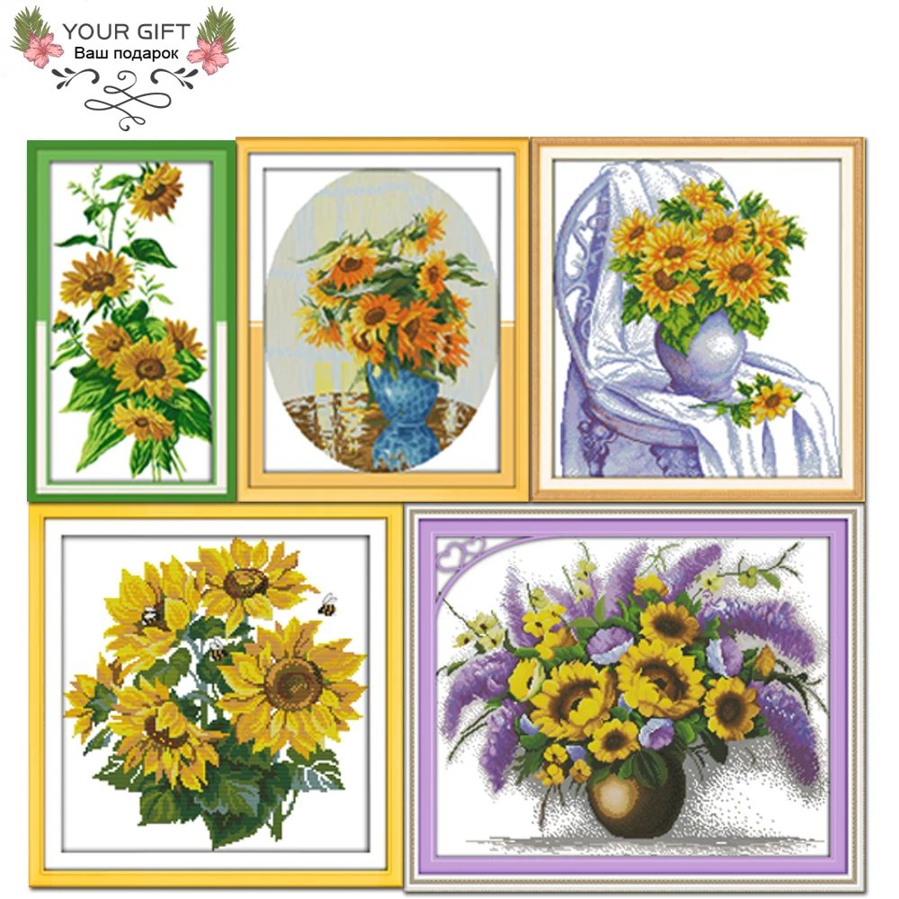 Joy Sunday H330(4)H333H339H360(2)H364 Home Decoration Sunflower Velvet Goldmine Vase Chair And Sunflowers Cross Stitch kits
Joy Sunday H330(4)H333H339H360(2)H364 Home Decoration Sunflower Velvet Goldmine Vase Chair And Sunflowers Cross Stitch kits
