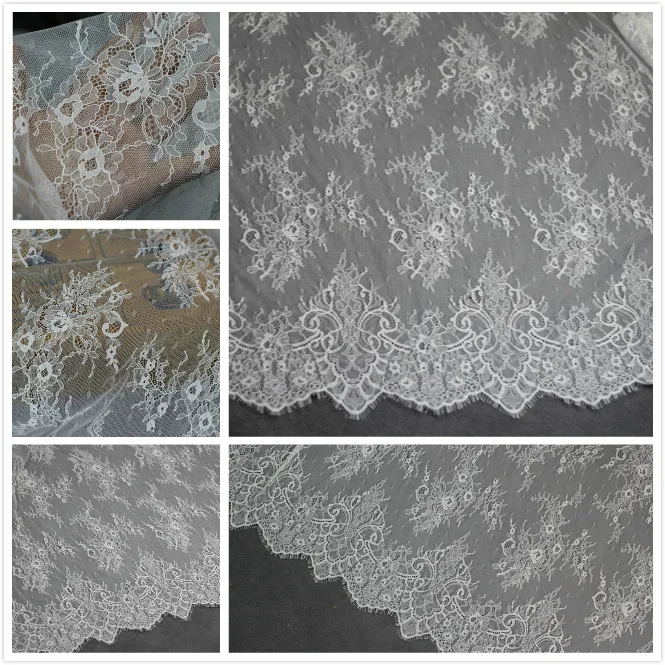 3M/ lot eyelash chantilly lace traditional wedding lace fabric white ivory hot selling in best price free post from china
3M/ lot eyelash chantilly lace traditional wedding lace fabric white ivory hot selling in best price free post from china