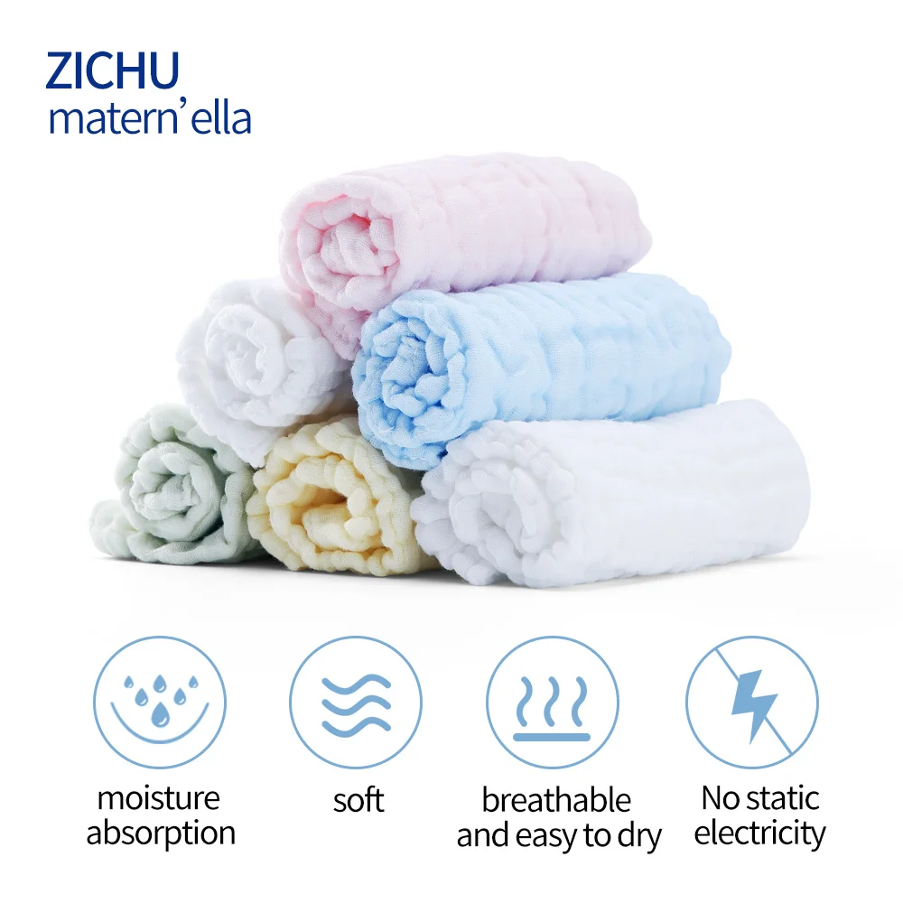 matern'ella Cotton Absorbent Drying Kid Bath Beach Towels Washable Children Bathroom Wipe Wash Feeding Saliva Towel 6PCS
matern'ella Cotton Absorbent Drying Kid Bath Beach Towels Washable Children Bathroom Wipe Wash Feeding Saliva Towel 6PCS