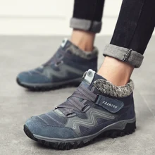 Cotton Shoes Men Winter Warm Plus Velvet Thick High Top Non-slip Casual Large Size Men's Shoes Snow Boots
Cotton Shoes Men Winter Warm Plus Velvet Thick High Top Non-slip Casual Large Size Men's Shoes Snow Boots