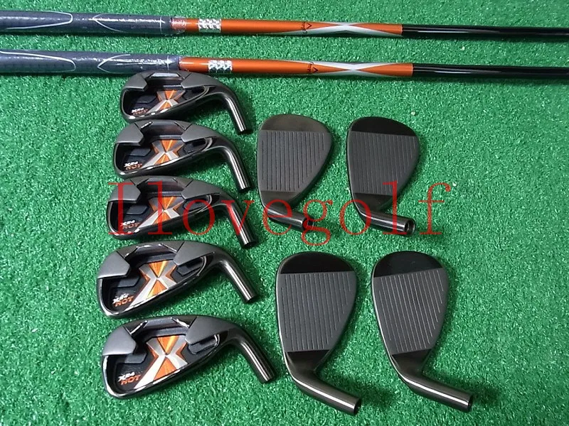 

Golf Clubs 9PCS X-24 HOT Golf Irons Clubs Set X 24 HOT Clubs Golf 3-9PS Regular/Stiff Graphite/Steel Shafts DHL Free Shipping