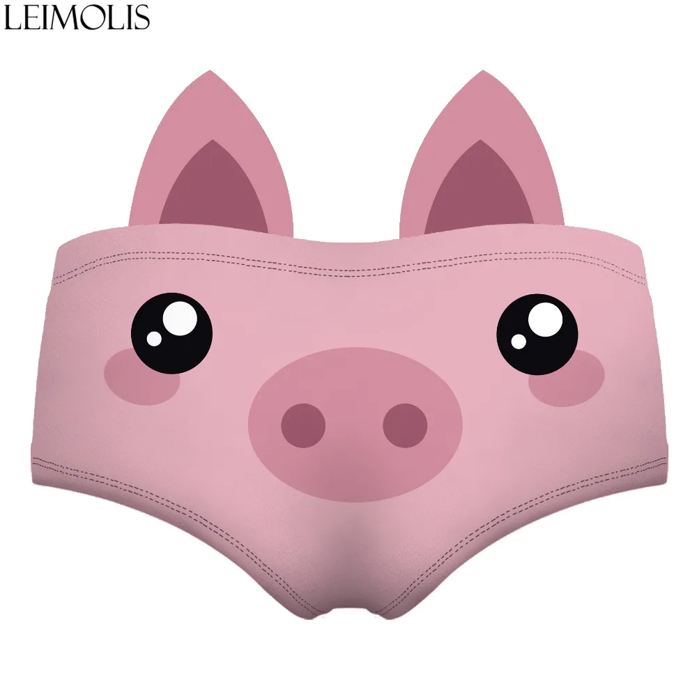 LEIMOLIS pig pink funny print sexy hot ear panties female kawaii Lovely underwear push up briefs women lingerie thongs
LEIMOLIS pig pink funny print sexy hot ear panties female kawaii Lovely underwear push up briefs women lingerie thongs
