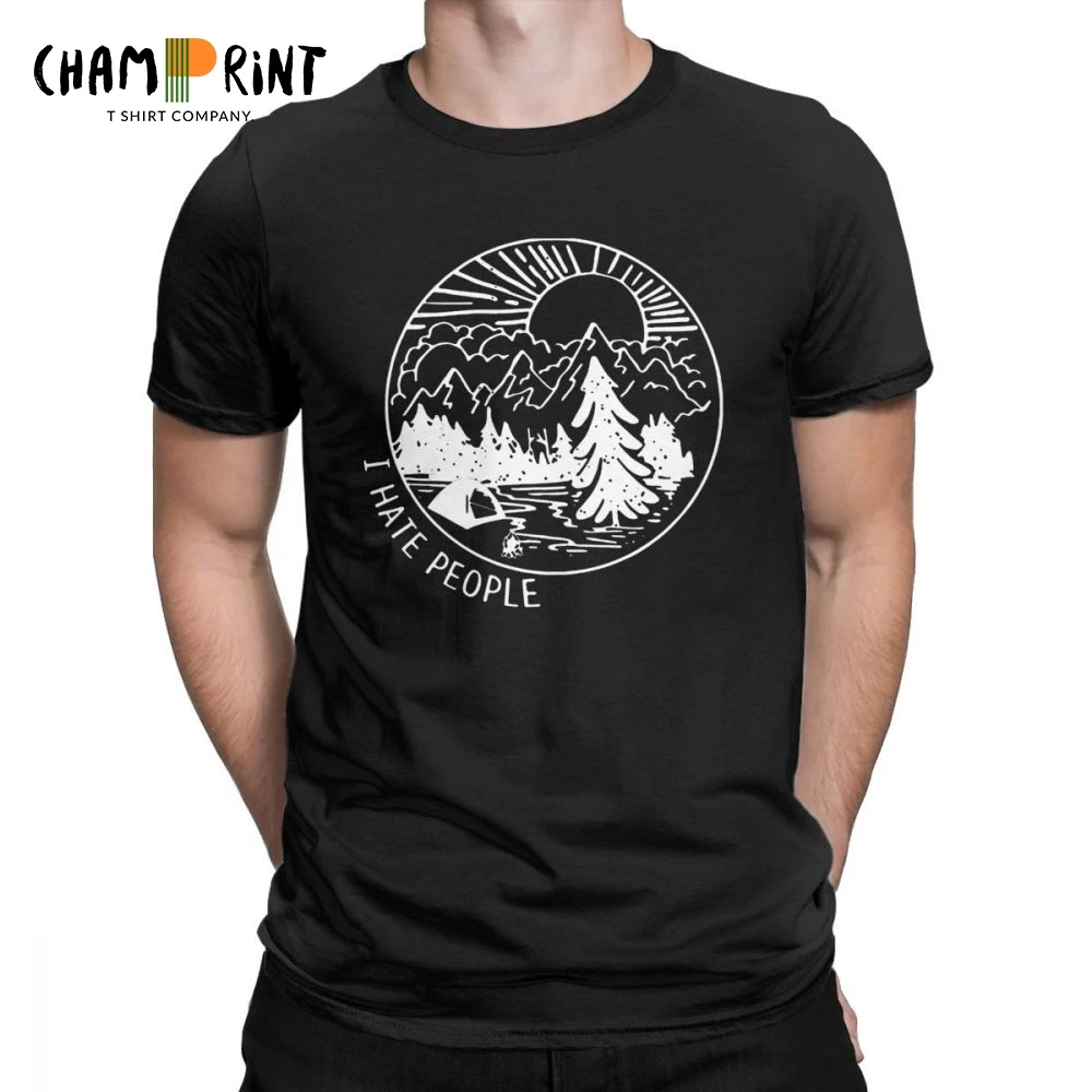 Men T Shirts Art I Hate People Vintage Tops Camping Hiking I Eat People Bear Tees Crew Neck Clothes 100% Cotton Party T-Shirt
Men T Shirts Art I Hate People Vintage Tops Camping Hiking I Eat People Bear Tees Crew Neck Clothes 100% Cotton Party T-Shirt